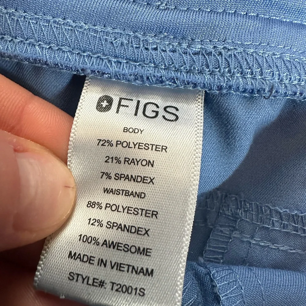 Figs Men’s Axim Cargo Scrub Pants Ceil Blue (Size M/S)